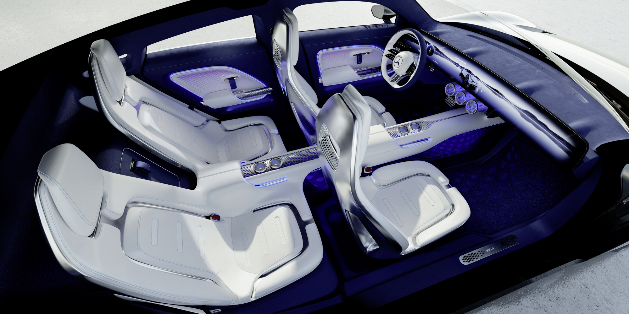 The interior of the Vision EQXX