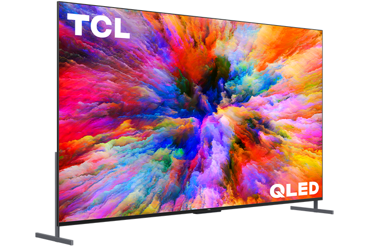 TCL 98-inch TV against white background