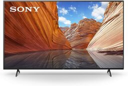 Sony TV with desert scene screensaver