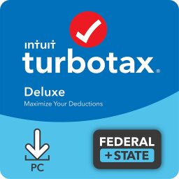 box art for turbotax deluxe 2021
