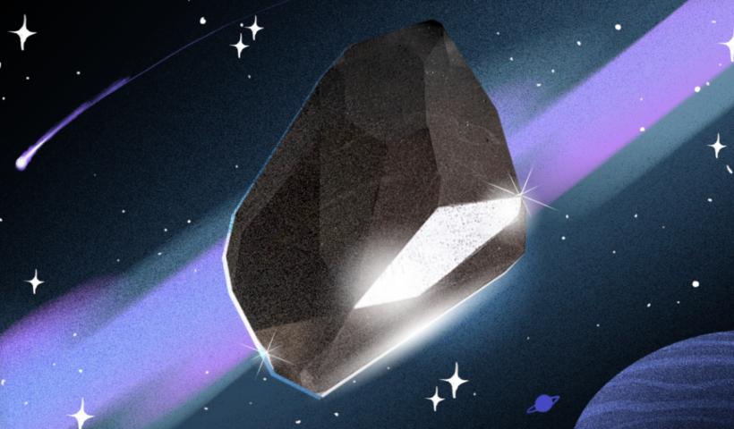 A rare space diamond went to auction. The winner paid for it with crypto.