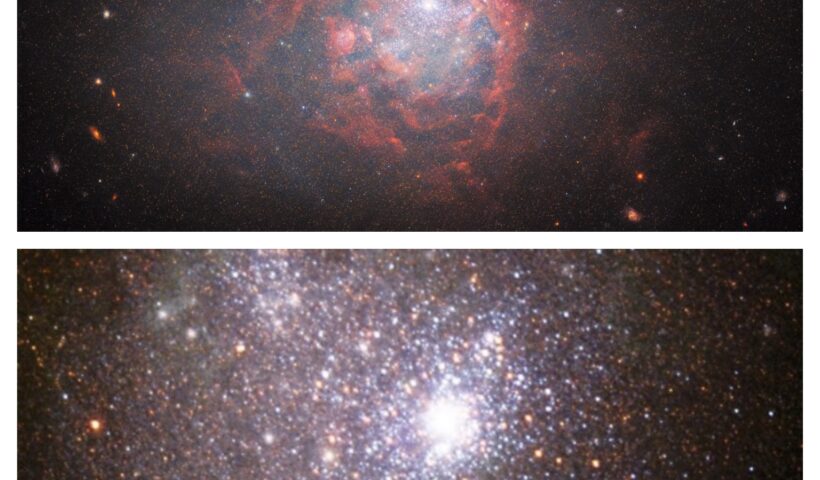 A comparison of dwarf galaxy images