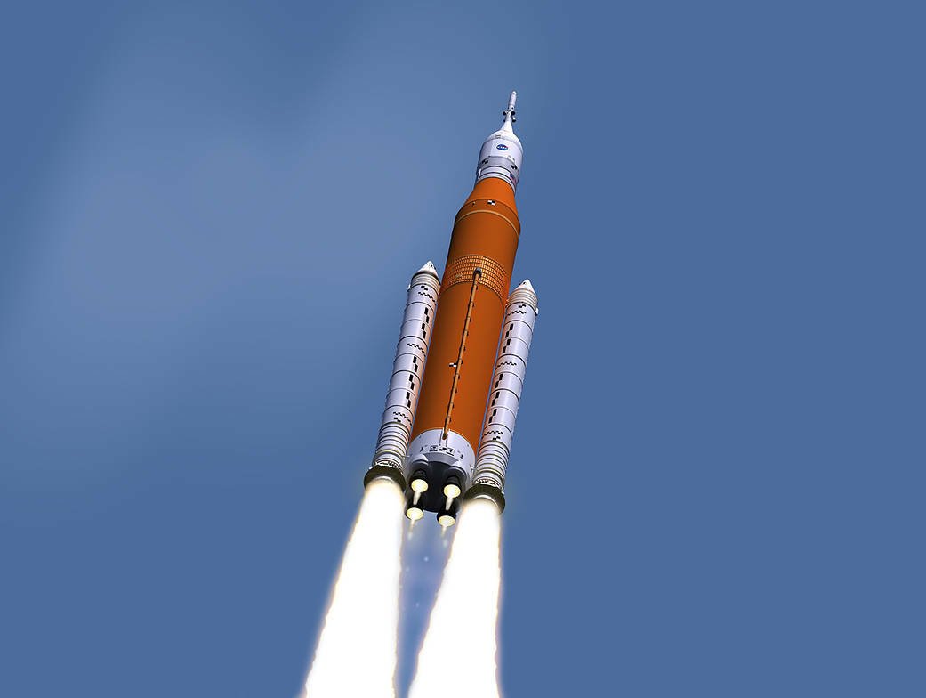 NASA's Space Launch System flying crew to the moon