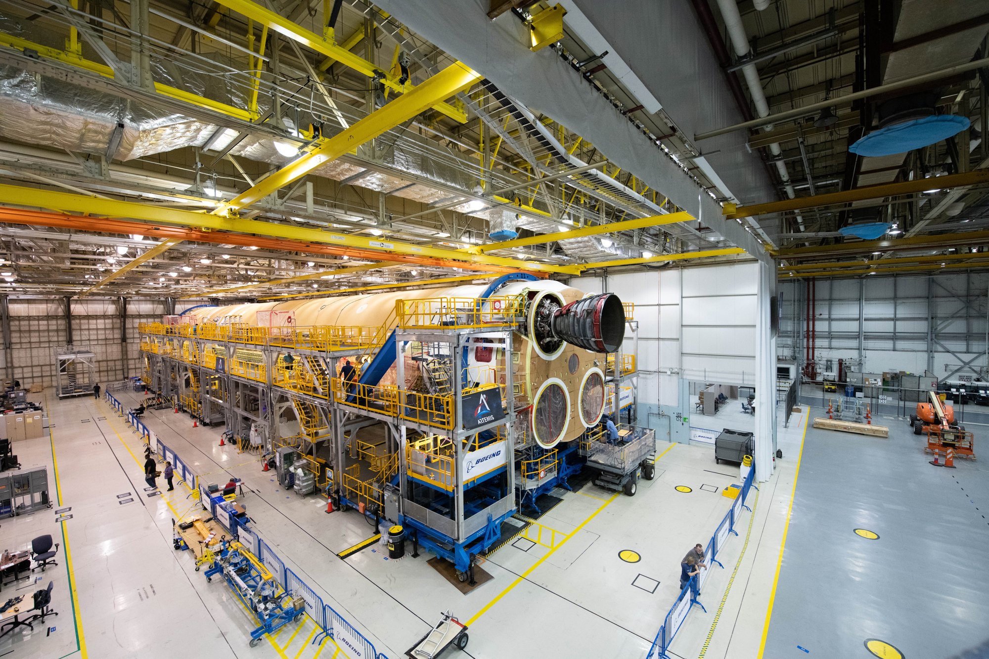 NASA building the SLS moon rocket