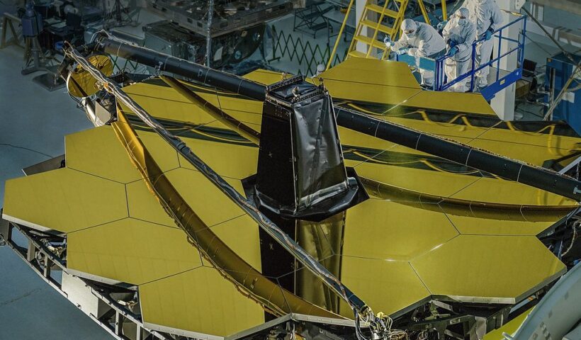 James Webb Space Telescope capturing light