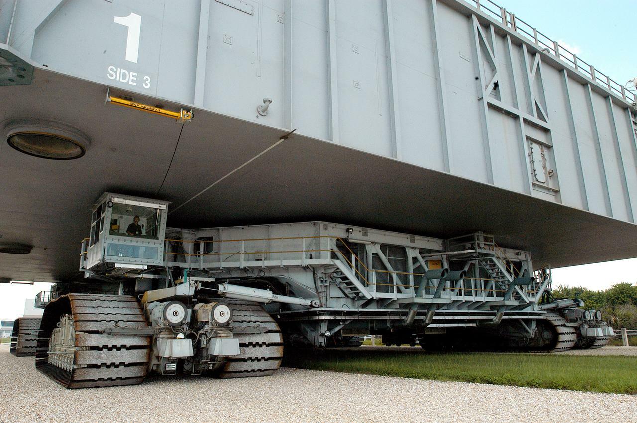 NASA's crawler holding the mobile launcher