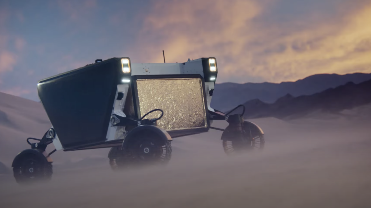 Watch a new lunar rover drive across Death Valley terrain