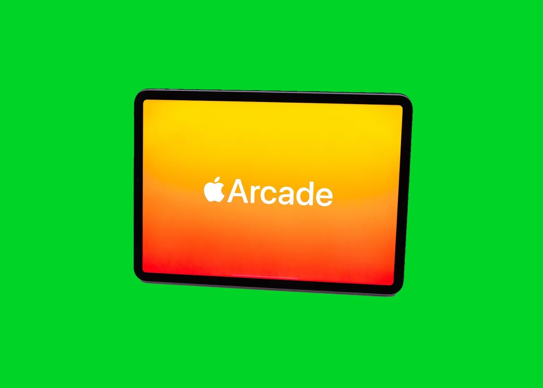 Playing Apple Arcade video games on an iPhone