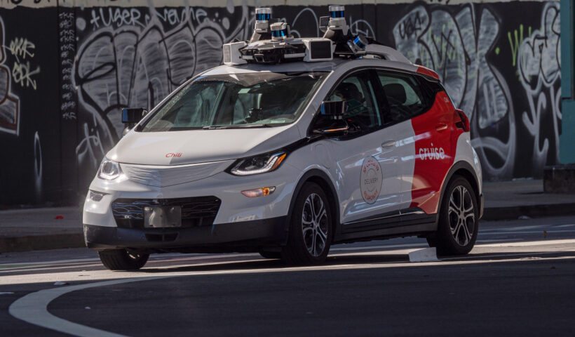 Cop stops driverless car, driverless car seems to flee, confusion ensues