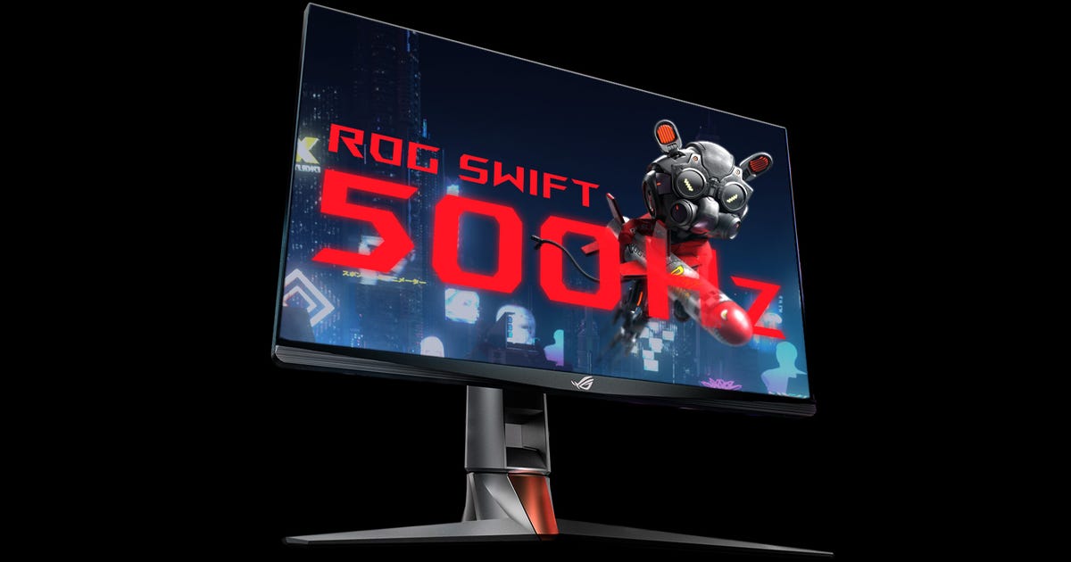 Asus Reveals First 500Hz Nvidia G-Sync Gaming Display
