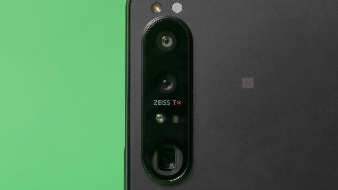 The Sony Xperia 1 IV's rear camera bump