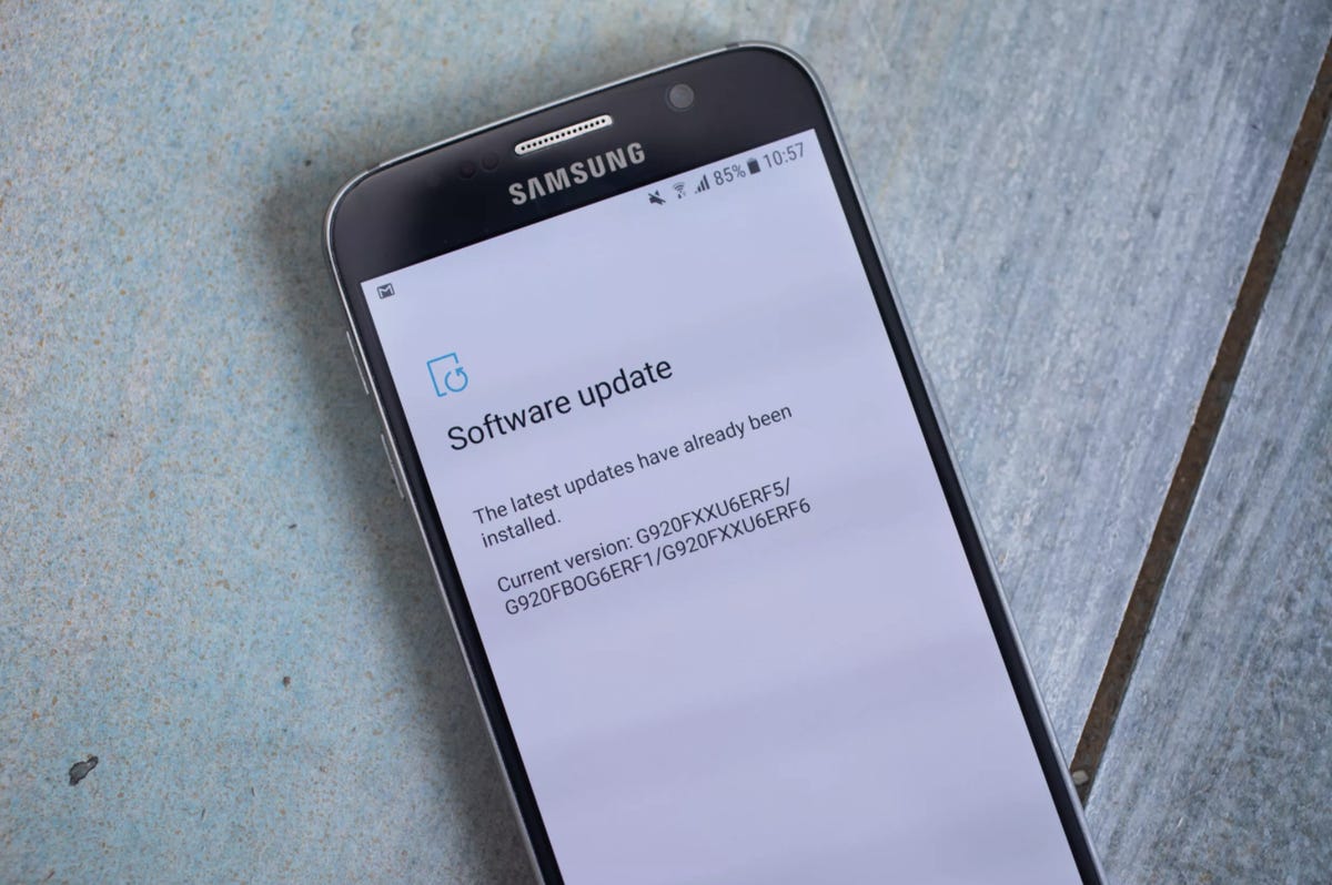 Software update on an Android device