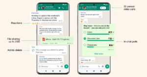 WhatsApp Is Rolling Out Large-Group 'Communities,' 32-Person Video Chats